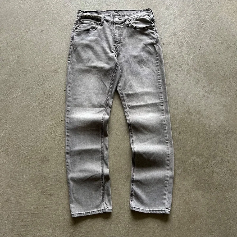 Levis 541 Jeans Size 31x32 Faded Black Gray Light Wash‎ Denim Athletic Tapered